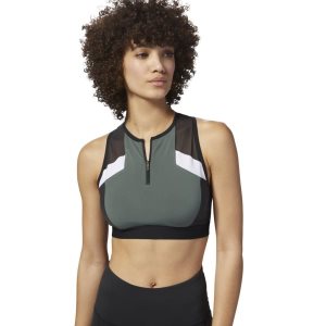 Crop Top Damskie Reebok Colour Block Zielone PL 92WHNCP